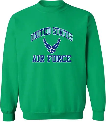 Vista 12 de zerogravitee Air Force Wings Sudadera con cuello redondo y estampado azul/blanco Azul marino