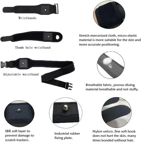 Vista 4 de HTC Vive Full Body Tracker Strap, Tracker Fixed Strap, Waist Belt, Hand and Foot Strap, 1 for Virtual Reality, 2 Hand Bowl Straps,2 Palm Strap