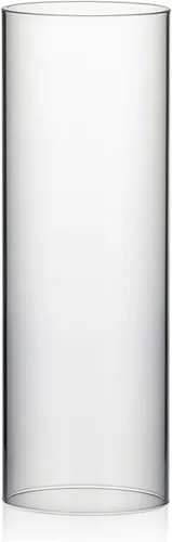 Vista 28 de WGVI Funda para portavelas Hurricane, ancho de 2 pulgadas, altura de 12 pulgadas, portavelas cilíndrico de vidrio transparente, tubo de chimenea