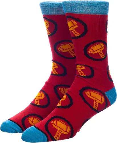 Vista 4 de Marvel The Avengers - Calcetines de personajes cómicos paquete de 5 10-13 multicolor Negro
