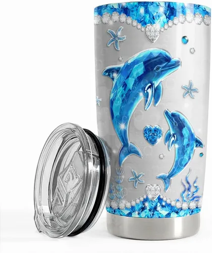 Vista 32 de SANDJEST Vaso Térmico de Abeja 20oz con Dibujos de Joyería, Vasos Térmicos Aislados de Acero Inoxidable, Regalos para Mujeres y Niñas, Taza de Café