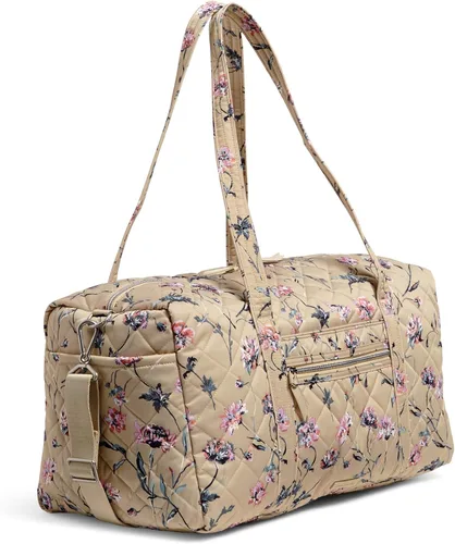 Vista 4 de Vera Bradley Iconic Performance - Bolsa de viaje de sarga tamaño mediano