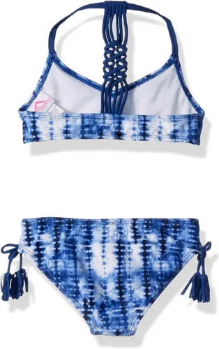 Vista 2 de Kanu Surf - Traje de baño de 2 piezas para niñas, estampado y con cuello en V
