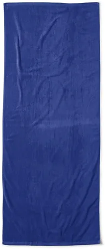Vista 2 de Lands' End Toalla de playa sólida azul cobalto oscuro 30" x 72