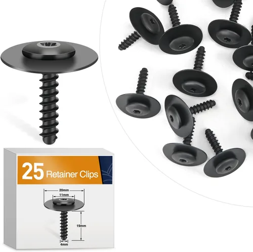 Vista 14 de GOOACC Juego de tornillos para placa de matrícula, tornillos de acero inoxidable con tuercas de nylon para sujetar placas de matrícula delanteras