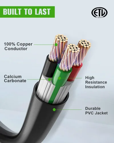 Vista 4 de SCITOO Adaptador de cable de alimentación RV Y-Split, hembra de 50 amperios a (1) 30 amperios - (1) adaptador macho RV de 15 amperios, adaptador