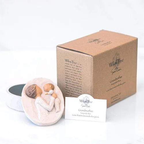 Vista 6 de Willow Tree Abuela, amor que trasciende los años, caja para joyas y tesoros, recordatorio de aquellos que amas que te llaman abuela, caja