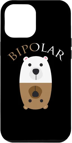Vista 6 de iPhone 15 Bipolar Bonita funda de regalo de oso polar para trastorno mental