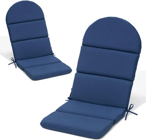 Vista 13 de Crestlive - Cojín Adirondack para silla, 50 x 19.6 pulgadas, impermeable, resistente a la decoloración, cojín para silla mecedora de respaldo alto
