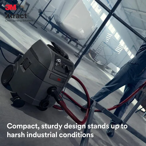 Vista 5 de 3M Xtract - Extractor de polvo portátil, 64256, 9 galones/35 litros, aspiradora industrial con limpieza automática de filtro sin interrupción