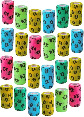 Vista 12 de Cinta adhesiva para veterinarios (negro) (paquete de 2) (3 pulgadas x 15 pies), autoadhesiva, adherente, cohesiva, flexible, autoadhesiva, rollo