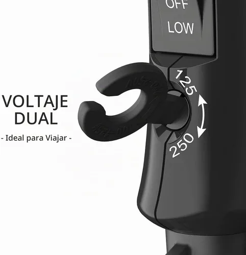 Vista 3 de Dan Technology Secador de pelo de viaje,Secador de pelo portátil,Mini