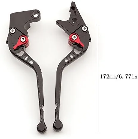 Vista 2 de FXCNC Palancas de embrague de freno de motocicleta compatibles con ZX636R ZX6RR ZX6RR 2000-2004, ZX10R 04-05, Z1000 03-2006, VERSYS 1000 2012-2014