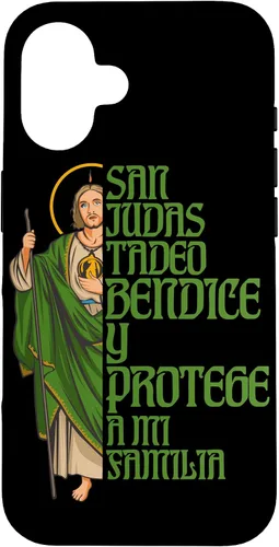 Vista 32 de Saint Jude Thaddeus. Bless and Protect My Family Case for iPhone 17