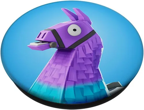 Vista 2 de Fortnite Soporte Llama PopSockets para teléfonos inteligentes y tabletas: PopGrip intercambiable