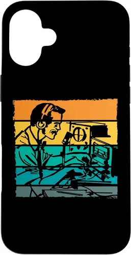 Vista 21 de iPhone 12 mini Retro Radio Vintage Broadcast Ham Radio Case