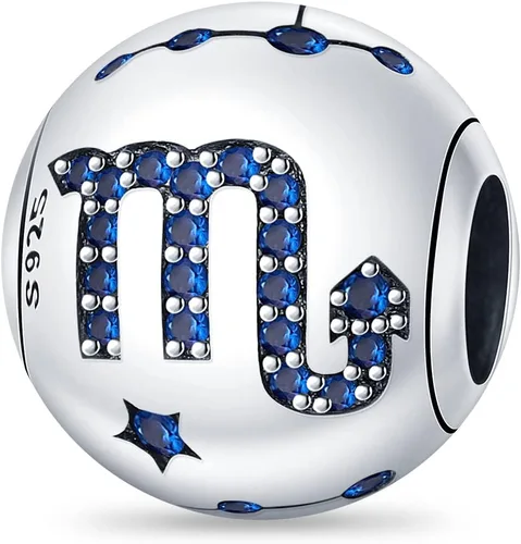 Vista 75 de Pandach 12 dijes de cumpleaños con signo del zodiaco de plata de ley 925 con piedra natal para mujer, pulsera, collar, pulsera, regalo para mujeres