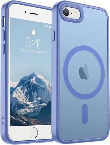 Vista 84 de SUPFINE Funda magnética para iPhone SE 2022 (3ª)/2020 (2ª), iPhone 8 (compatible con MagSafe) (protección contra caídas de grado militar), funda