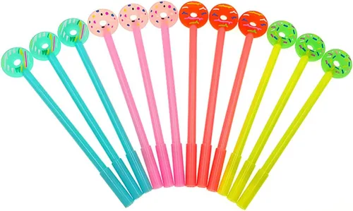 Vista 9 de ALIMITOPIA 12pcs Gel Pen Black Ink Zanahoria Roller Marker Pen (Carrot Styling)