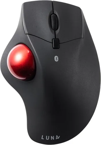 Vista 10 de SANWA Ratón ergonómico inalámbrico 2.4G, ratón óptico Rollerball, botones silenciosos programables, Trackball de 1.575 pulgadas, 600/800/1200/1600