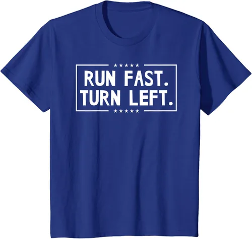 Vista 37 de Run Fast Turn Left - Camiseta para correr de pista y campo