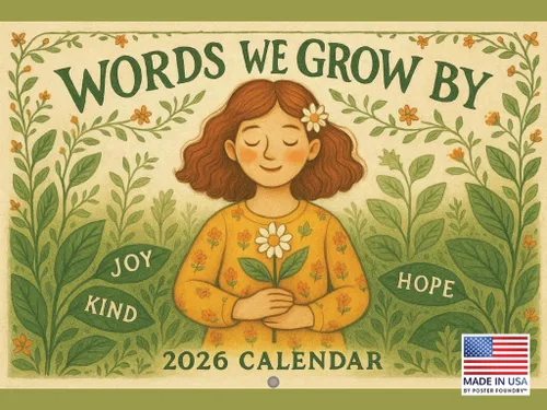 Vista 12 de Kind Mind - Calendario mensual de pared 2027 de salud mental de 12 meses
