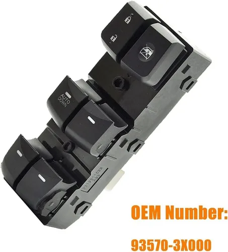 Vista 8 de 93570-3X000 Interruptor de ventana eléctrica para Hyundai Elantra 2011-2015 AUTO Down Front Left Driver Side Power Window Master Switch Button for