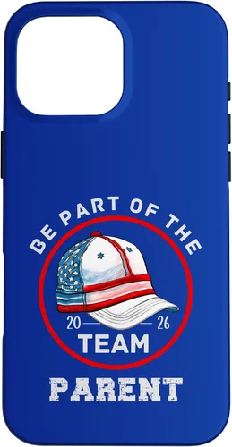 Vista 19 de Be Part of The Team Baseball Design Parent Version 2026 Case for iPhone 17