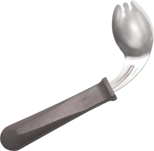 Vista 3 de Rehabilitation Advantage Spork de agarre para zurdos