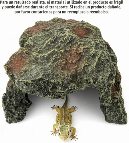 Vista 7 de Accesorios para tanques de tortuga de resina: crea un escondite y hábitat ideales para reptiles
