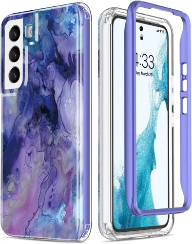 Vista 8 de ESDOT Funda para Samsung Galaxy S22 Plus, grado militar, prueba de caída de 21 pies, resistente con diseños de moda para mujeres y niñas, funda