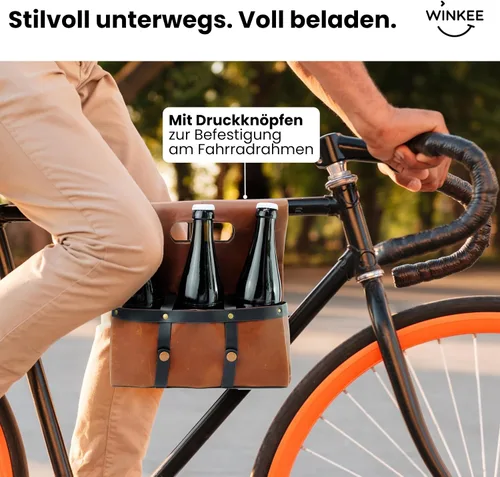 Vista 3 de Winkee Piezas de bicicleta-17881 Negro/Plata Talla única