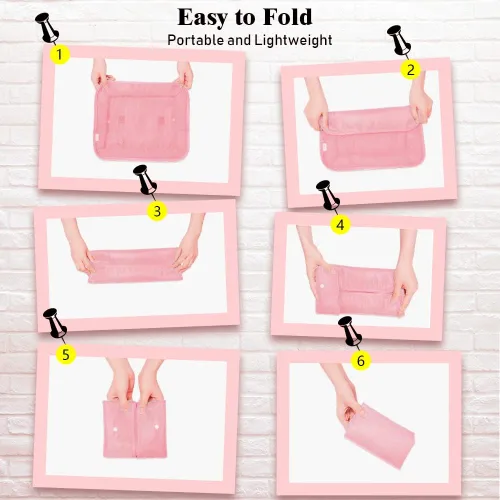 Vista 6 de fancyou - Juego de 8 cubos de embalaje para maletas, organizadores de equipaje, bolsa de almacenamiento grande, ligera e impermeable, bolsa