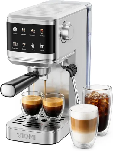 Vista 10 de VIOMI Máquina de café expreso T1A con espumador de leche, máquina