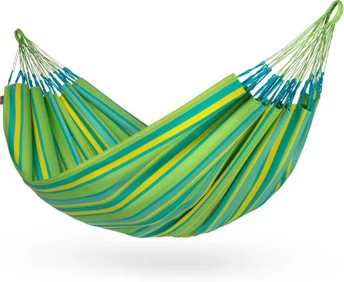 Vista 20 de LA SIESTA Brisa - Hamaca clásica colgante, hecha a mano, resistente a la intemperie, resistente a roturas para relajación en interiores y Almendra