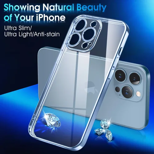 Vista 303 de Supdeal Funda cristalina transparente para iPhone 11, [No se amarillea] [Protección de la cámara] [Probado contra caídas de grado militar] Funda