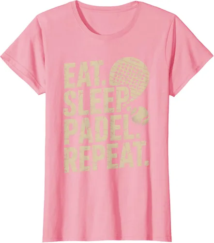 Vista 11 de Camiseta Eat Sleep Padel Repeat Padel Jugador de Tenis