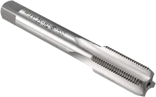 Vista 15 de uxcell Métrico Machinist Repair DIY Tool M12 x 0.039 in H2 de alta velocidad 4 flautas rectas roscado roscado