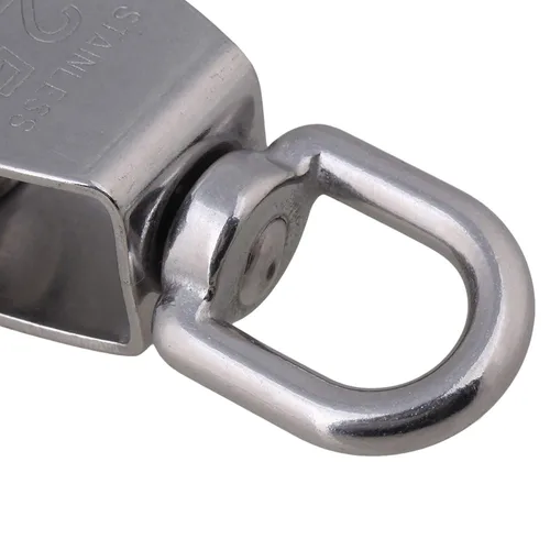 Vista 5 de Polea para alambre de acero inoxidable de 25 mm BQLZR M25, cuerda de giro 304