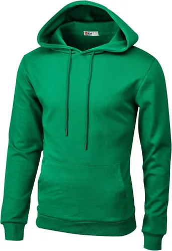Vista 17 de H2H Sudadera con Capucha Tipo Pullover para Hombre, Ligera, de Manga Larga, con Bolsillo Canguro, Ajuste Ceñido, Básica, Casual, Suéter