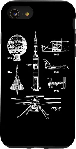 Vista 17 de iPhone 11 Ingenuity Mars Helicóptero Histórico Primera Evolución De Vuelo Caso