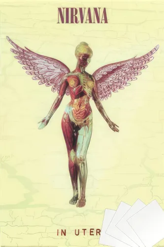 Vista 10 de Nirvana - Póster musical (In Utero - Portada del álbum) (Tamaño: 24" x 36")