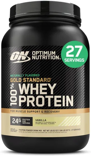 Vista 60 de Optimum Nutrition Estándar dorado 100% Proteína de Suero de Leche en Polvo, Pie de lima, 1.8 Libra