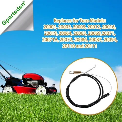 Vista 3 de Piezas de repuesto para cable de transmisión Toro Recycler 22 105-1845 para cable de control de tracción de cortacésped autopropulsado