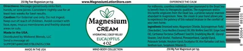Vista 8 de Crema de magnesio con aroma a eucalipto: refrescante e hidratante
