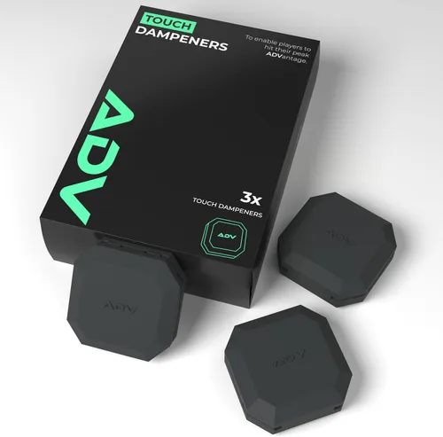 Vista 16 de ADV Tennis Amortiguador con tacto personalizado, paquete de 3, amortiguador de raqueta para reducir la vibración, aliviar los síntomas de lesiones