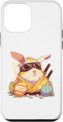 Vista 12 de iPhone 15 coloridos huevos de Pascua caza Ninja conejillo de indias con orejas de conejo