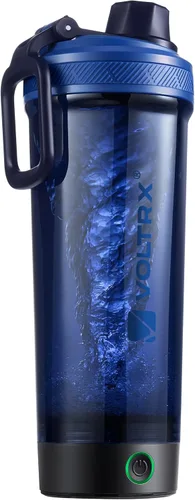 Vista 9 de VOLTRX Botella agitadora, Mezclador eléctrico recargable USB C con Gallium para batidos de proteínas, Vasos agitadores para batidos de proteínas