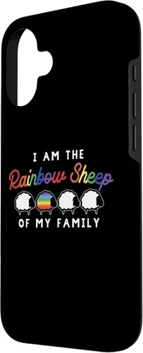 Vista 2 de iPhone 16 Soy Rainbow Ovejas De Mi Familia LGBT Gay Lesbianas Orgullo Caso