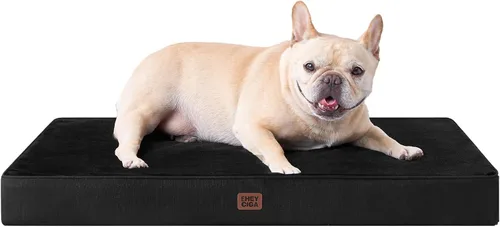 Vista 14 de EHEYCIGA Cama ortopédica impermeable para perros de 35 x 23 pulgadas, cama de espuma viscoelástica para perros de tamaño grande, alfombrilla lavable